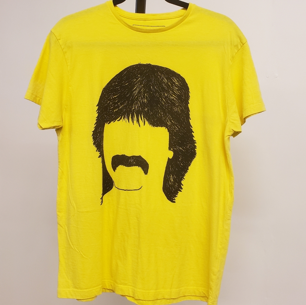 Mullet Moustache Man Tshirt